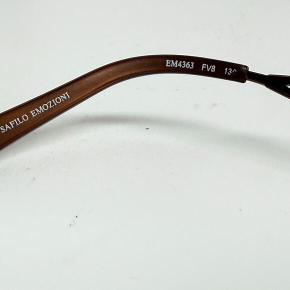 Emozioni By Safilo EM4363 FV8 BROWN 57-18-140 Eyeglasses Frames H18846 - Picture 6 of 8